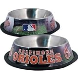 NEW! 32oz Baltimore Orioles Stainless Steel Pet Bowl