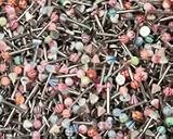 Assorted 50 Pieces 16 gauge UV Ball & Spike Monroe Labrets