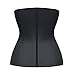 FeelinGirl Women's Latex Underbust Corset Waist Training Cincher Sport Girdle