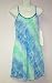 Blue Tie Dye Chemise w/Panty and Hanger