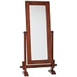 Cheval Walnut Finish Mirror