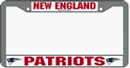New England Patriots NFL Chrome License Plate Frame