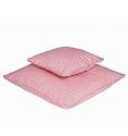 Large Rose mini-gingham cushion cover