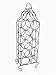 Free standing 11 bottle iron wine rack