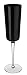 Villeroy & Boch Cascara 9-1/4-Inch Champagne Flutes, Black, Set of 4