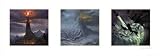 The Art of the Lord of the Rings Triptych - Modern Print - 95x33cm - Art247 Poster Print