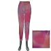 FUCHSIA ORANGE GRAPHIC SPANDEX FOOTLESS LEGGINGS TIGHTS