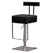 Contemporary Bonded Leather Adjustable Height Barstool Color: White