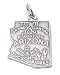 Sterling Silver Arizona Charm