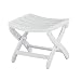Outdoor Living : Kettler Tiffany Ottoman - White