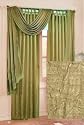 Crushed Semisheer Sensations Tab Top Curtain Set Dust Bronze
