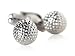 Novelty Golf Ball Golfer Silver Cufflinks with Presentation Box