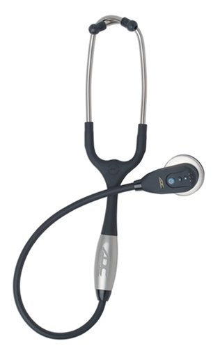ADC ADSCOPE 657 Electronic Stethoscope, Black