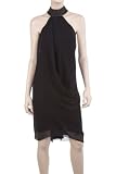 SILK GEORGETTE HALTER DRESS