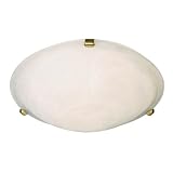 Orleans 3-Light Flush Mount Fixture - Goldtone