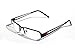 Premium Khan Metal Rectangular Reading Glasses Unisex Semi Rimless
