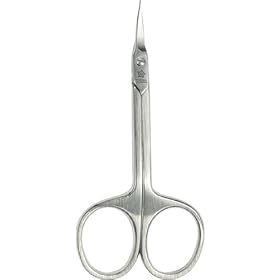 Pfeilring Cuticle Scissors, Special Angled, Nickel Plated, 9cm, .77-Ounce Package