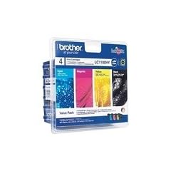 BROTHER LC1100HYVALBPDR Valuepack cyan magenta gelb schwarz fuer MFC6490CW/DCP6690CW