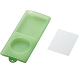 ELECOM iPod 4th nanoシリコンケース液晶保護フィルム付クリアグリーン AVD-SCA4NCGN