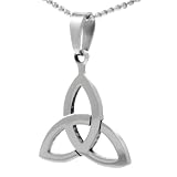 Surqical Steel Celtic Triangle Necklace