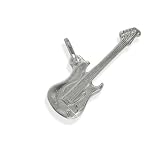 Produkt-Bild: E-Gitarre Elektrogitarre Anh&auml;nger 3D echt Sterling Silber 925 (Art.205019)