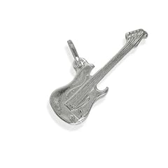 E-Gitarre Elektrogitarre Anh�nger 3D echt Sterling Silber 925 (Art.205019)