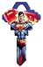 Superman Blue Schlage SC1 House Key