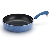 Paula Deen Signature Porcelain Nonstick 12-Inch Deep Skillet, Blueberry Speckle