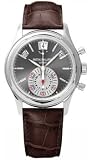 Patek Philippe: Complicated Calendar Men's Watch, 5960P (Platinum / Grey / Brown Leather)
