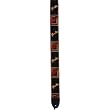 Fender Black/Yellow/Red Monogrammed Strap