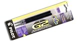Rollerball Pen Refill, G2 Gel, Dr. Grip Gel, ExecuGel, Extra Fine, Purple, 2/Pk PIL77236