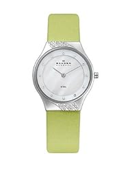 Skagen Womens 635SSLGR Quartz Mother-Of-Pearl Dial Stainless Steel Watch