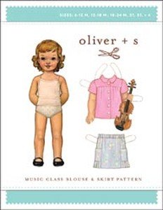 Click here for Oliver + S Patterns-Music Class Blouse & Skirt prices