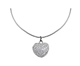 MORE+MORE Damenanhänger Herz mit Kette 925/- Sterling Silber 42+5cm MJ-NS-035-41-sn