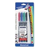 STAEDTLER, INC. STD317CDWP4BK Lumocolor CD DVD Markers,... by Staedtler