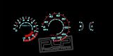 1992-1995 Honda Civic Manual 160mph Black Reverse Gauges
