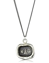 Pyrrha "talisman" Sterling Silver I Love You Pendant Necklace