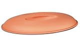 Berndes Terra Cotta 15-by-9-1/2-Inch Oval Clay Lid