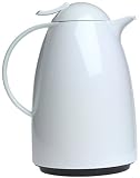 Emsa AUBERGE Isolierkanne 6211012 Quick Tip, 1,0 L wei&szlig;