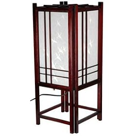Best Quality Good Bargain Deal Gift Ideas 2010 - 18 Japanese Double Cross Desk Lamp w ... by Oriental Furniture