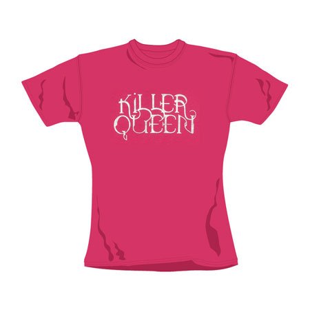 Killer Queen – T-Shirt Skinny Pink (S)