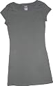 Unplugged Label for Green Jersey Cap Sleeve Tunic T-Shirt Tee