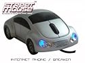Streetmouse Red VOIP Phone Mouse and Speaker