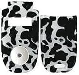 Cow Spot - Motorola V220 Faceplate Cell Phone Cover - V220 Cell Phone Front Cover/ Battery Door Cover Hard Face plate