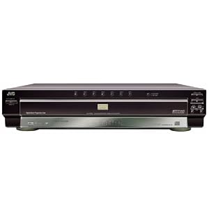JVC XV-FA95BK Progressive-Scan 7-Disc DVD Player, Black by JVC