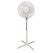 White 16" (40cm) Oscillating Pedestal (stand) Fan