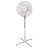 White 16" (40cm) Oscillating Pedestal (stand) Fan