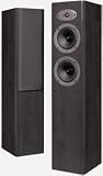 CELESTION F30 BLACK 5.25- Inch 3-Way Tower Speakers (Black)