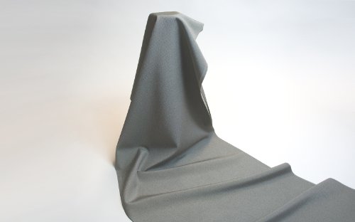 東レシルック　洗える合繊反物【着物　江戸小紋】万筋　グレー お仕立出来ます