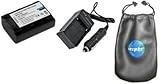 Digital Replacement Battery PLUS Mini Battery Travel Charger for Specific D ....